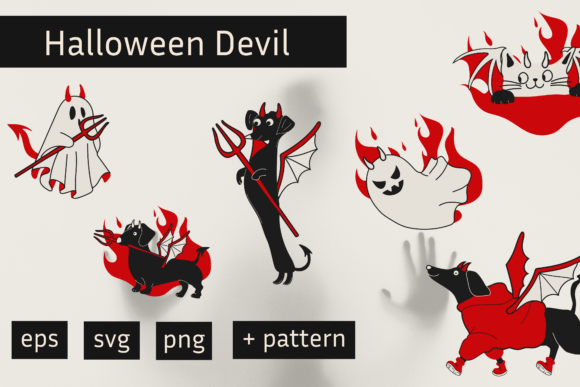 Download Halloween Devil – Spooky Cute Cliparts - Devil Collection