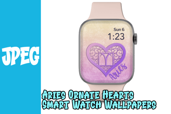 Download Ornate Aries Heart Smart Watch Wallpaper - Premium Bundle
