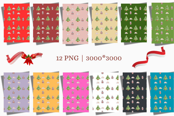 Download Festive Baby Penguin in ChristmasPattern - Premium Resources