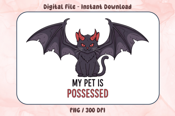 Download Funny Devil Cat Clipart | Creepy Cute - Devil Collection